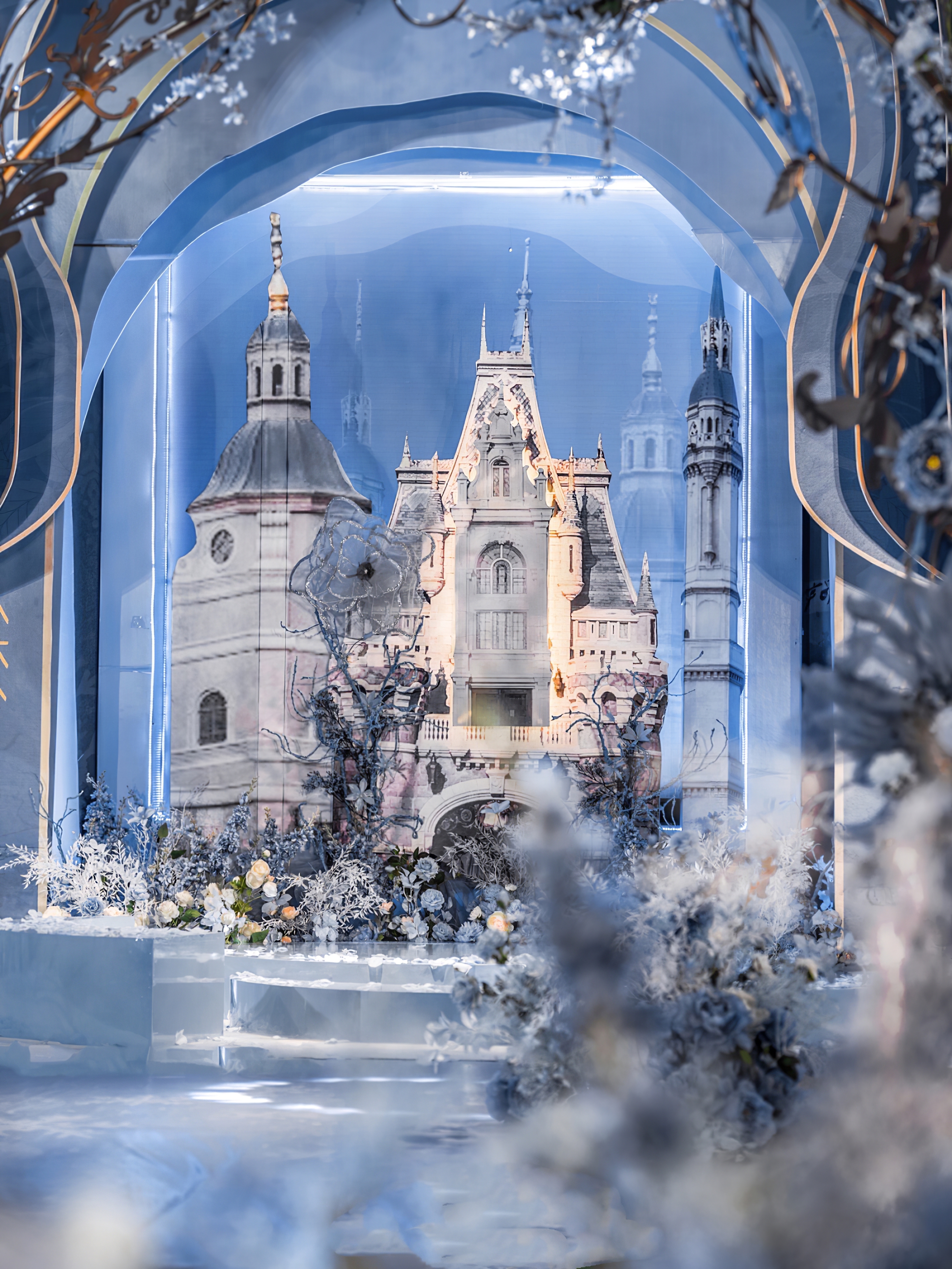 【高端定制】梦幻蓝色城堡婚礼