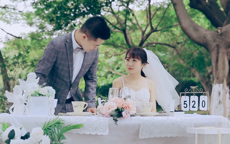 二人世界的田園森系小清新婚禮和MV