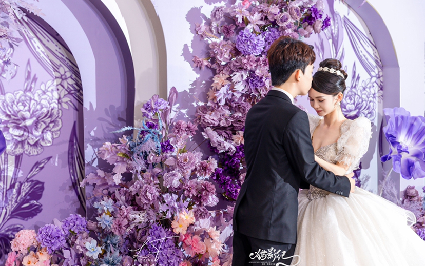 【乐芙婚礼】4大金刚+紫色莫奈花园的浪漫永恒之美