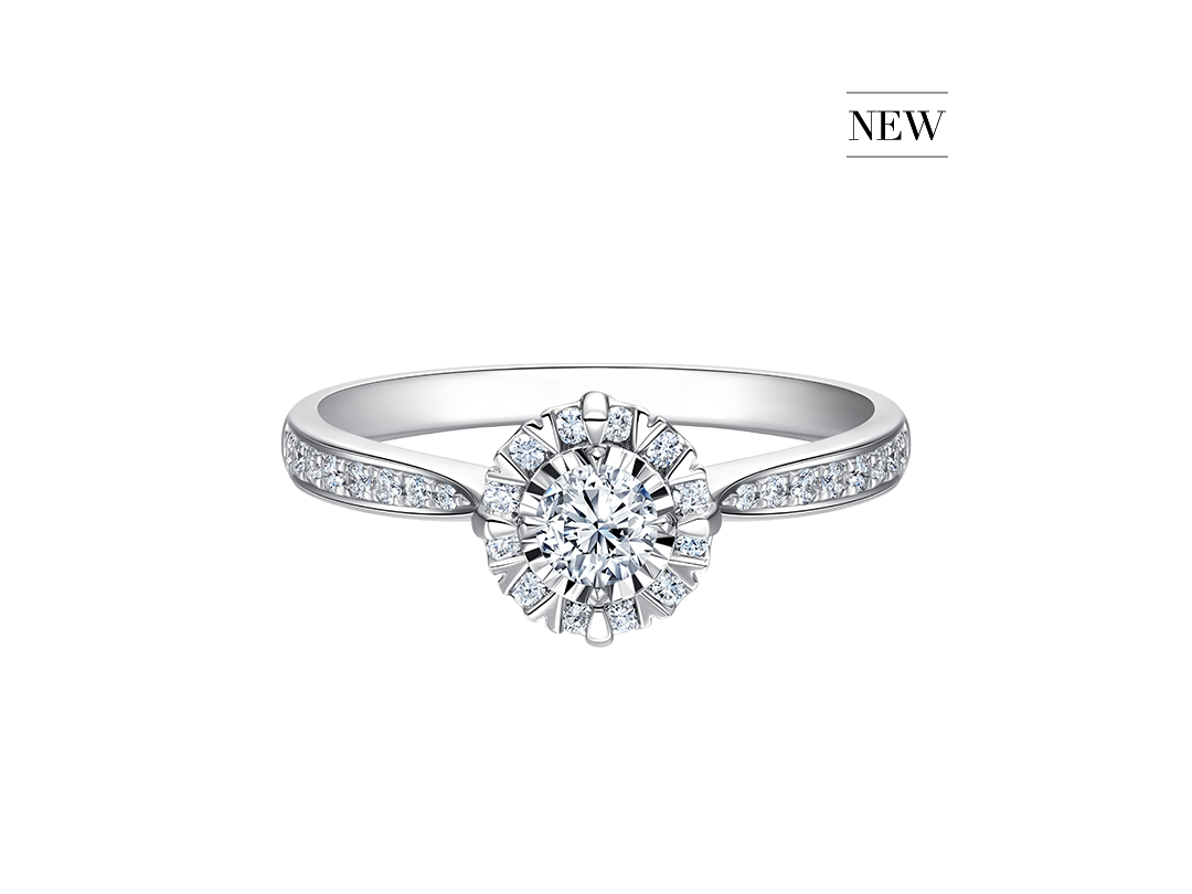 DR BELIEVE经典款求婚钻戒WJ0516