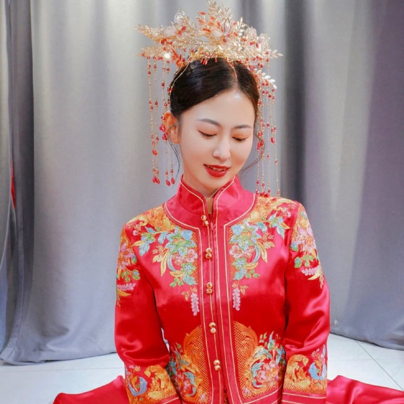 月老定三生，牵手到白头。～