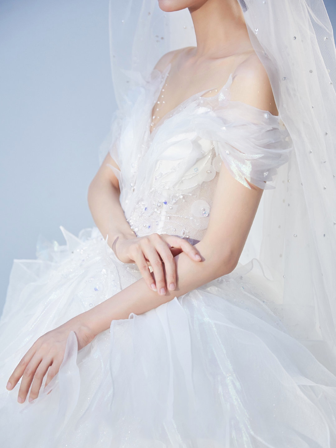 诺维娅 又森又仙的高定仙女婚纱