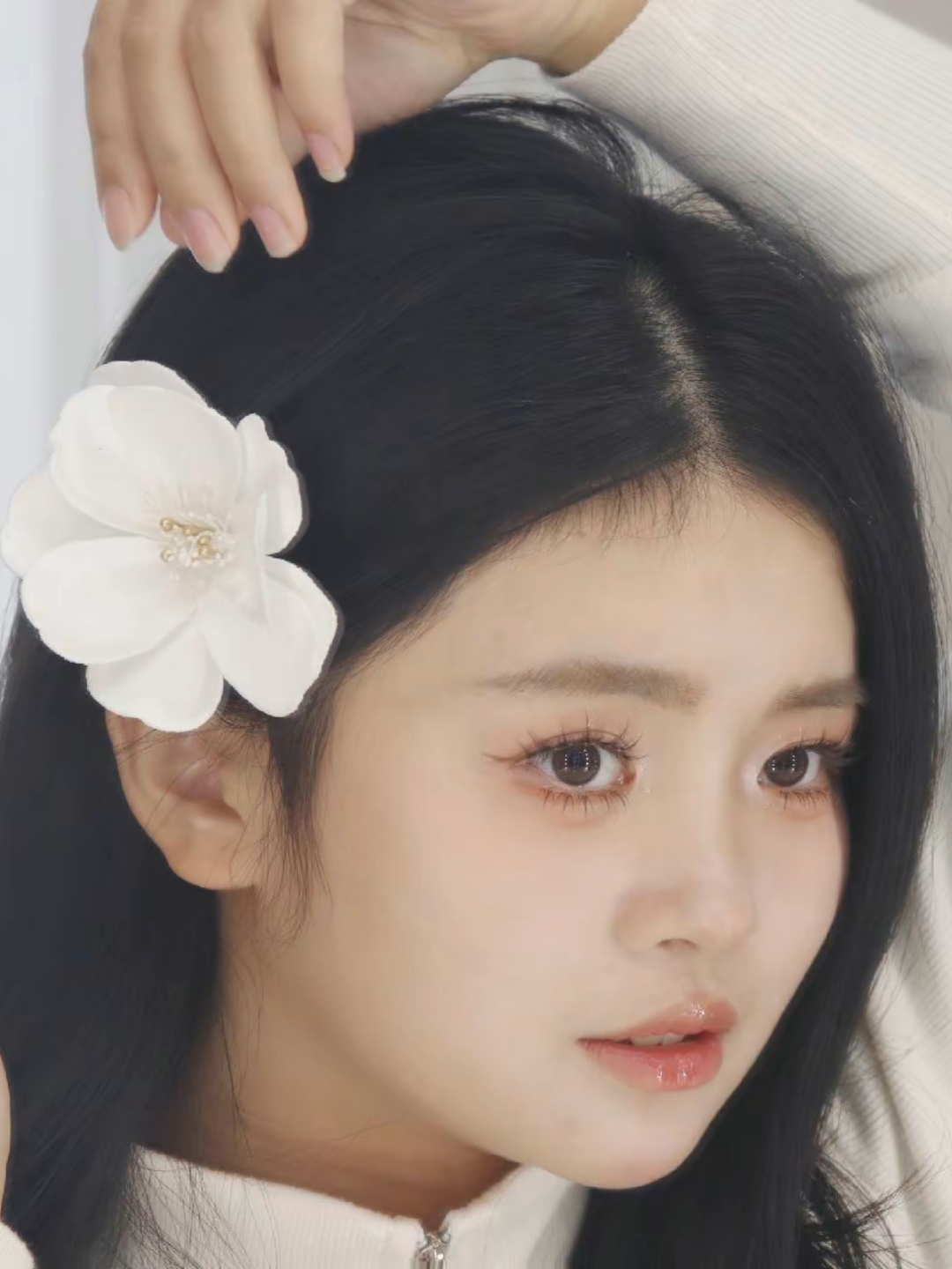 清透温柔的少女妆造