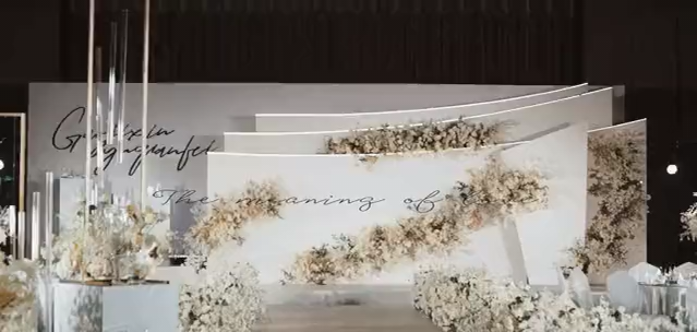 香檳色簡約風大氣韓式婚禮