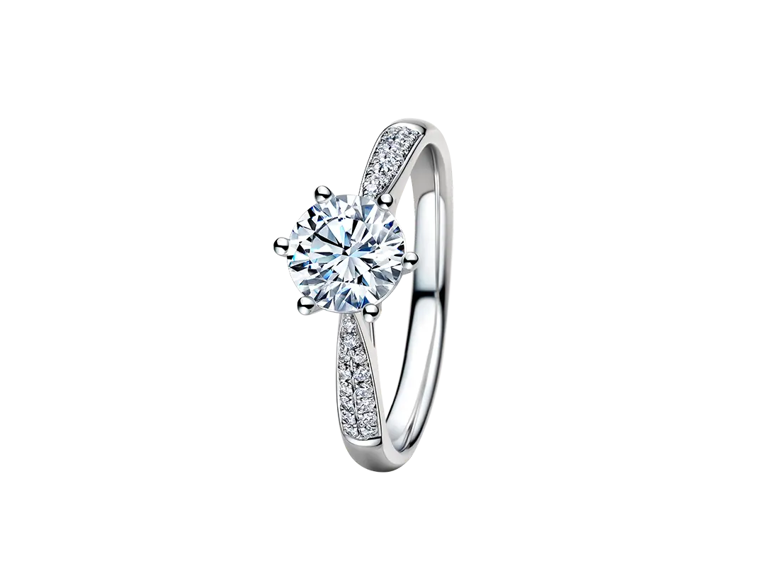 DR FOREVER系列六爪奢华款求婚钻戒