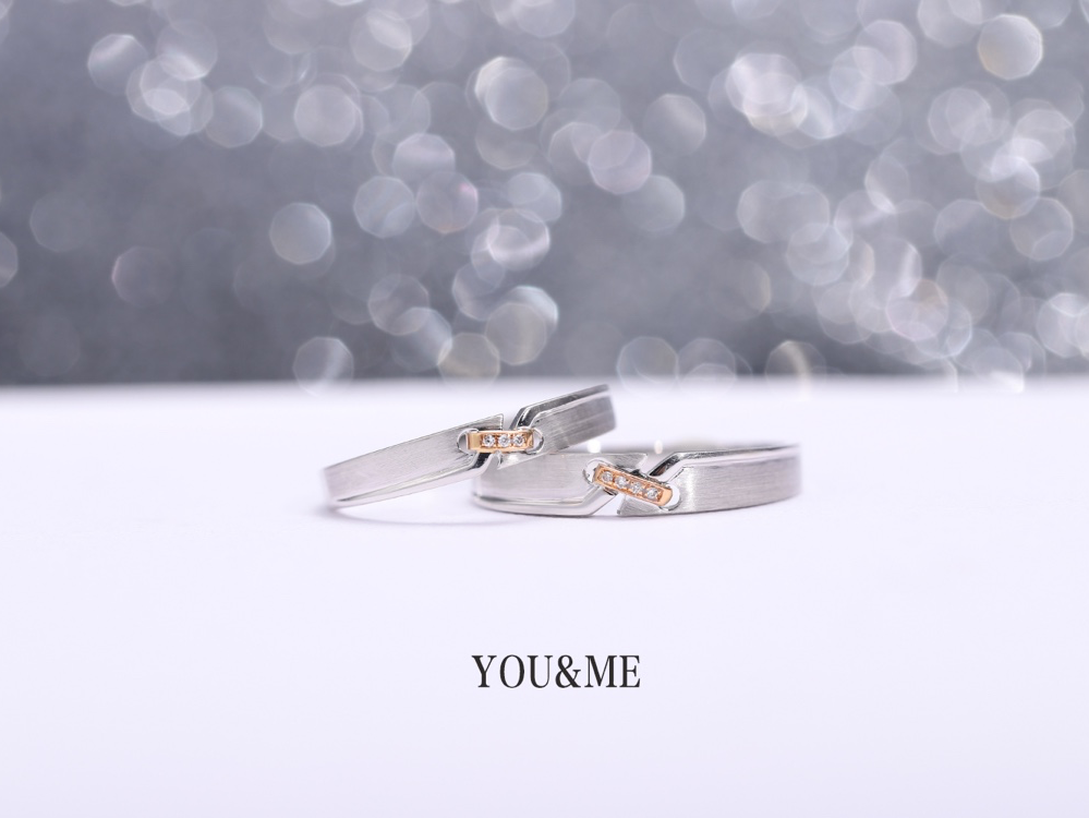 定制情侣对戒—YOU&ME