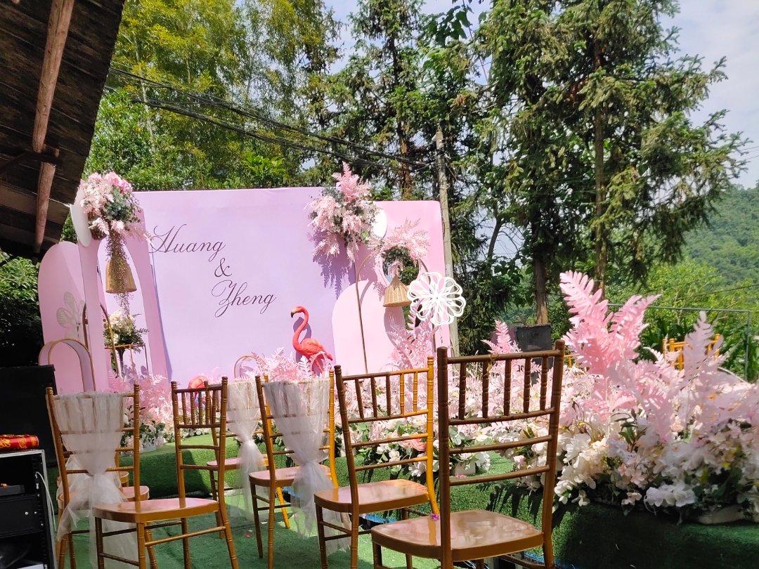 霍山粉色戶外農(nóng)家小院婚禮