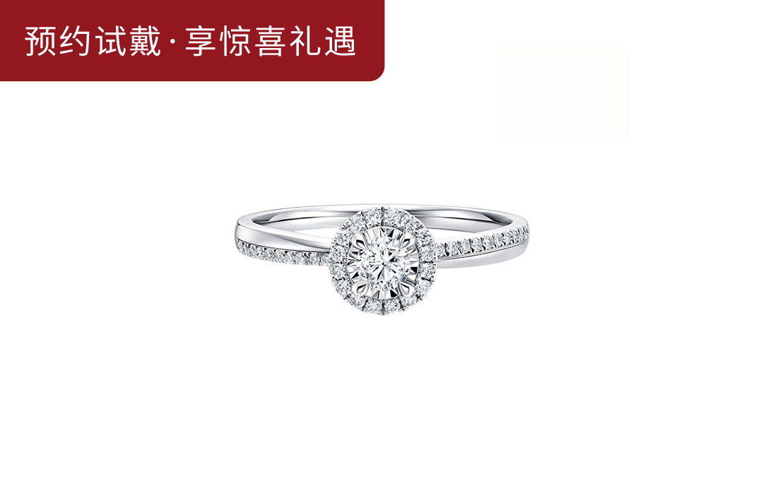 TRUE LOVE系列简奢款求婚钻戒WJ0300