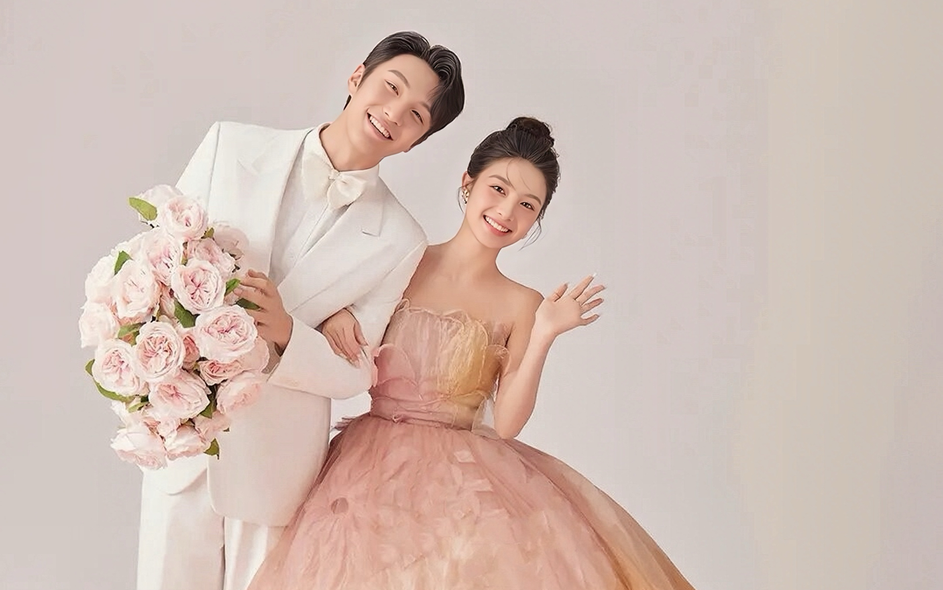 仪式感超强的小资文艺婚纱照