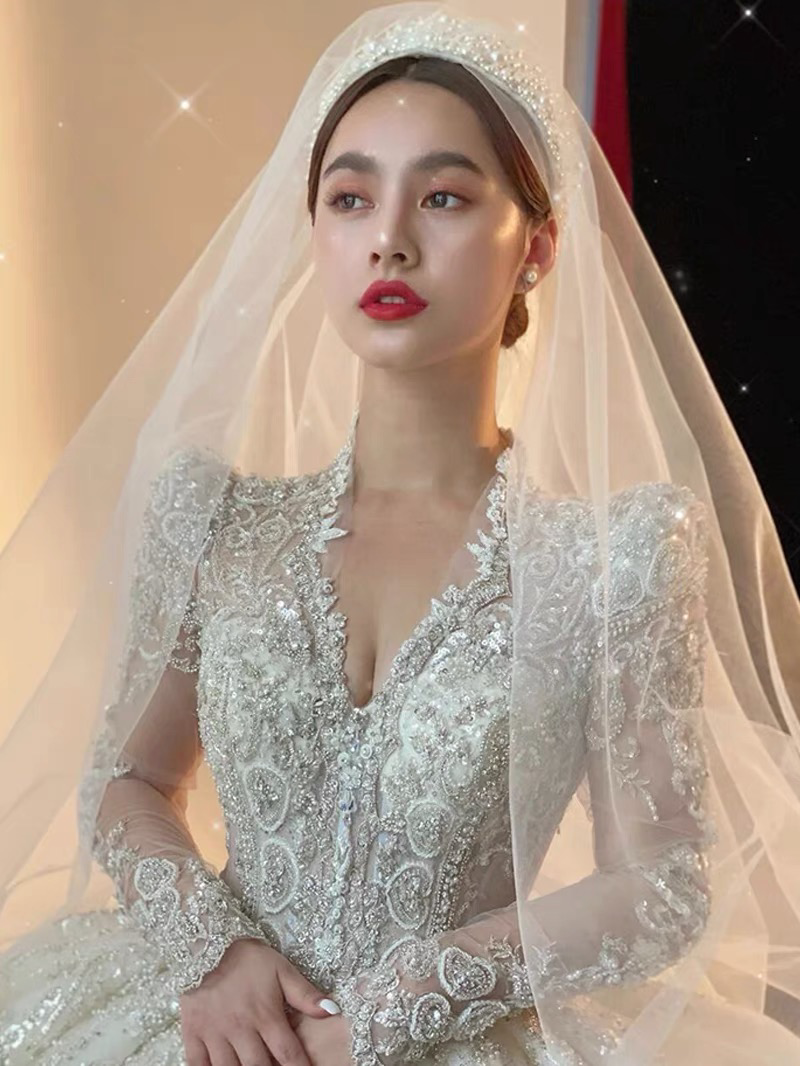 【喜礼·设计师款】皇后领重工主