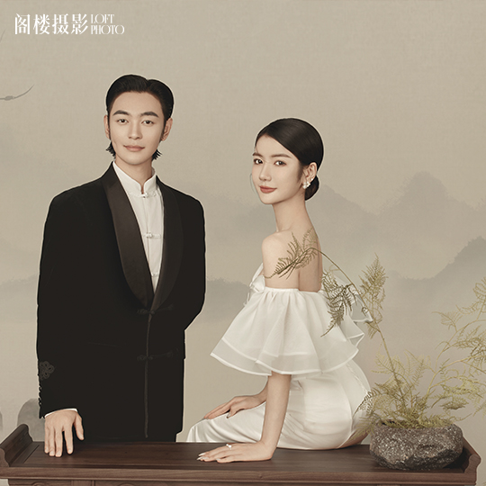 「工筆畫意」寫意東方的現(xiàn)代美學(xué)婚紗照