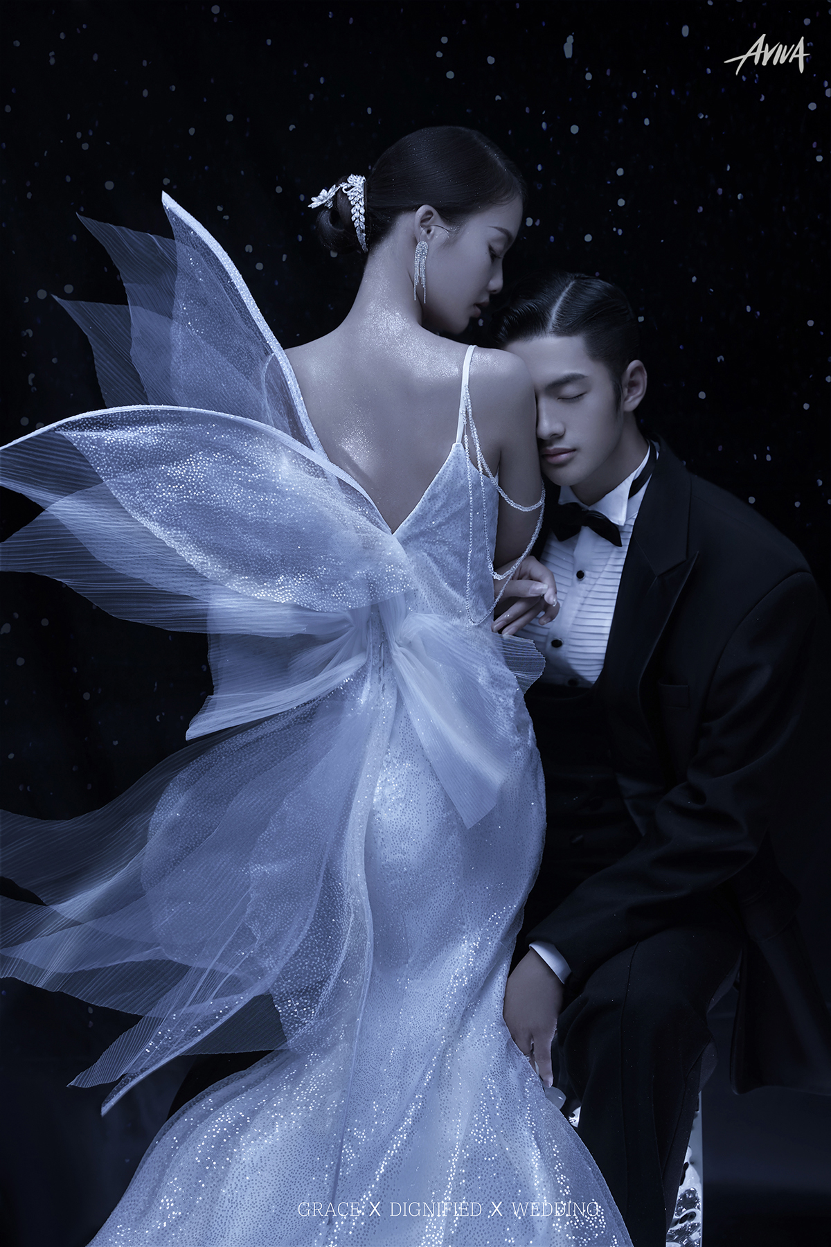 【精选客片】梦幻星光高定婚纱照|胡浩文93刘英珠