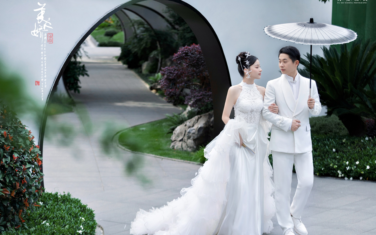 沉迷于東方美學(xué)~ 一眼驚艷的婉約園林婚