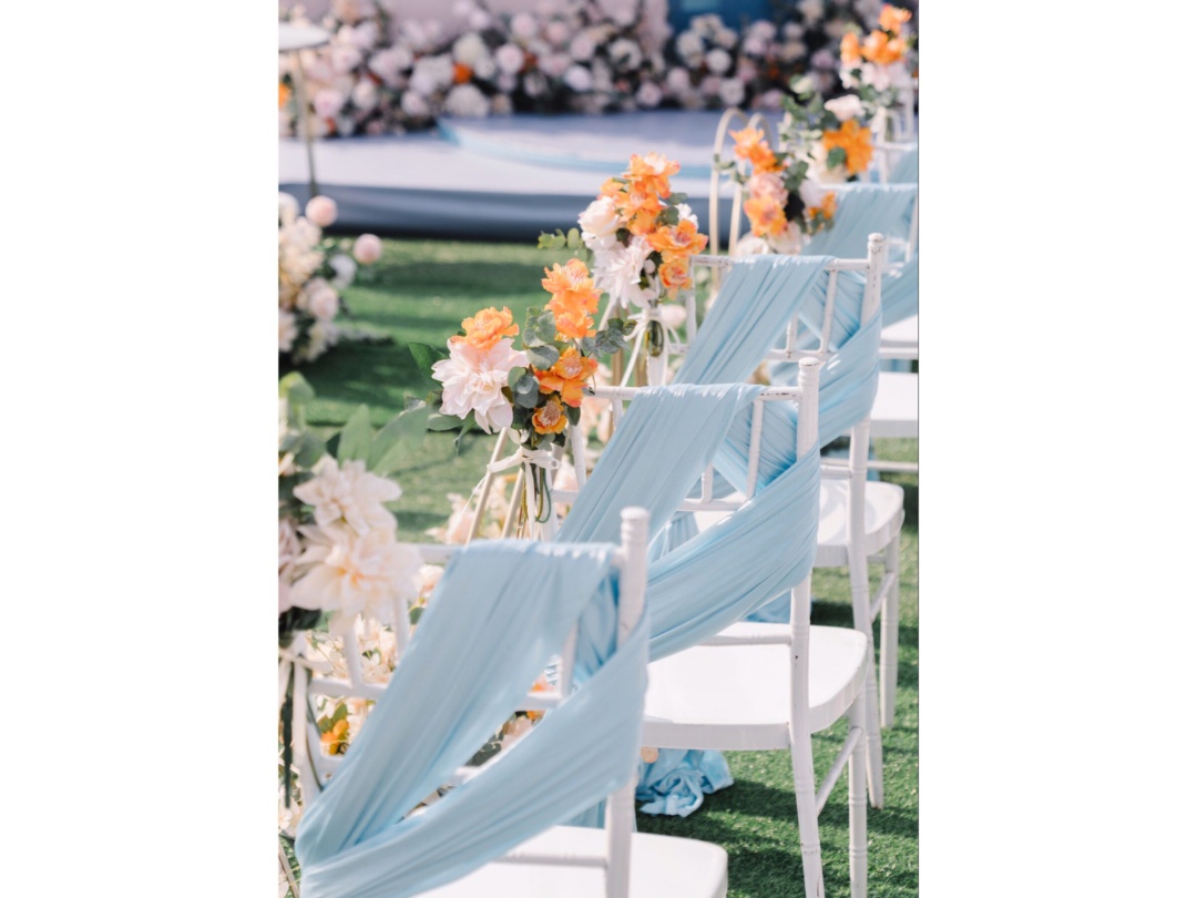 运城罗漫户外小院婚礼《时钟》