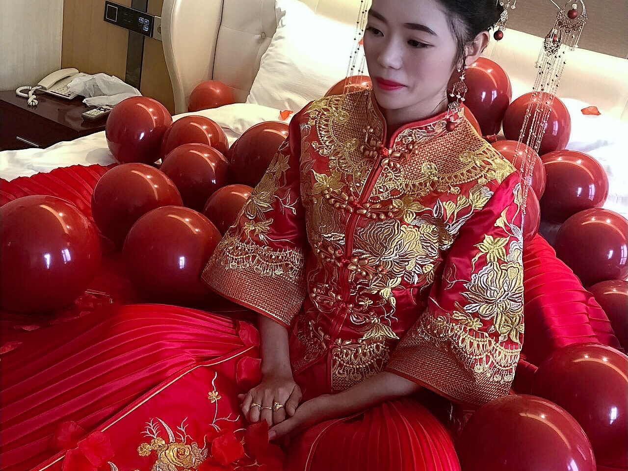 福清龙田女皇美妆高级化妆师全天跟妆