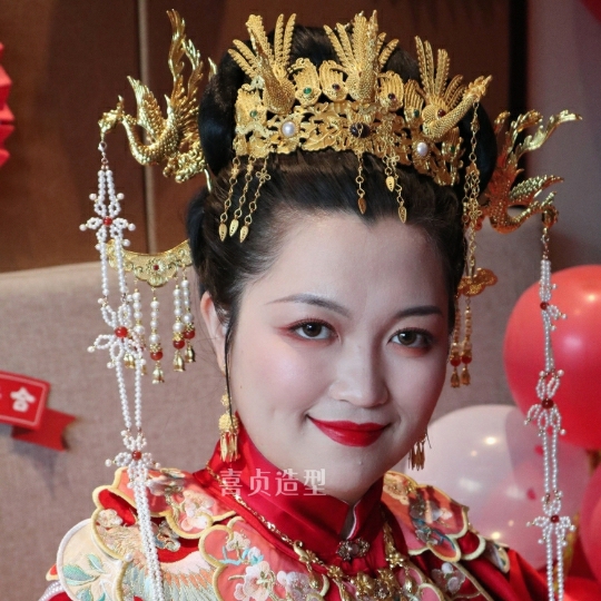 古风造型汉服妆发古风跟妆明制唐制妆娘