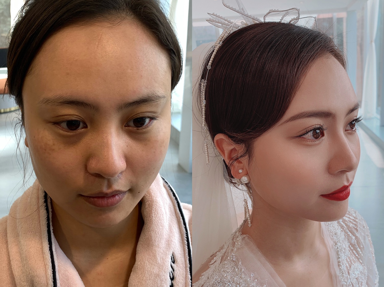 简约、韩式、唯美新娘妆容造型