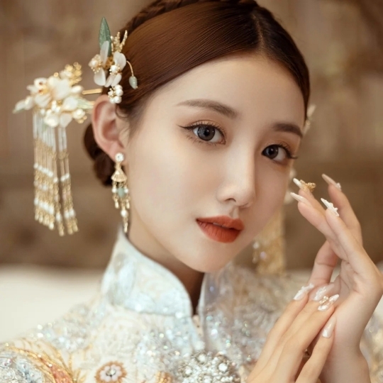 时尚简约中式新娘，高级定制
