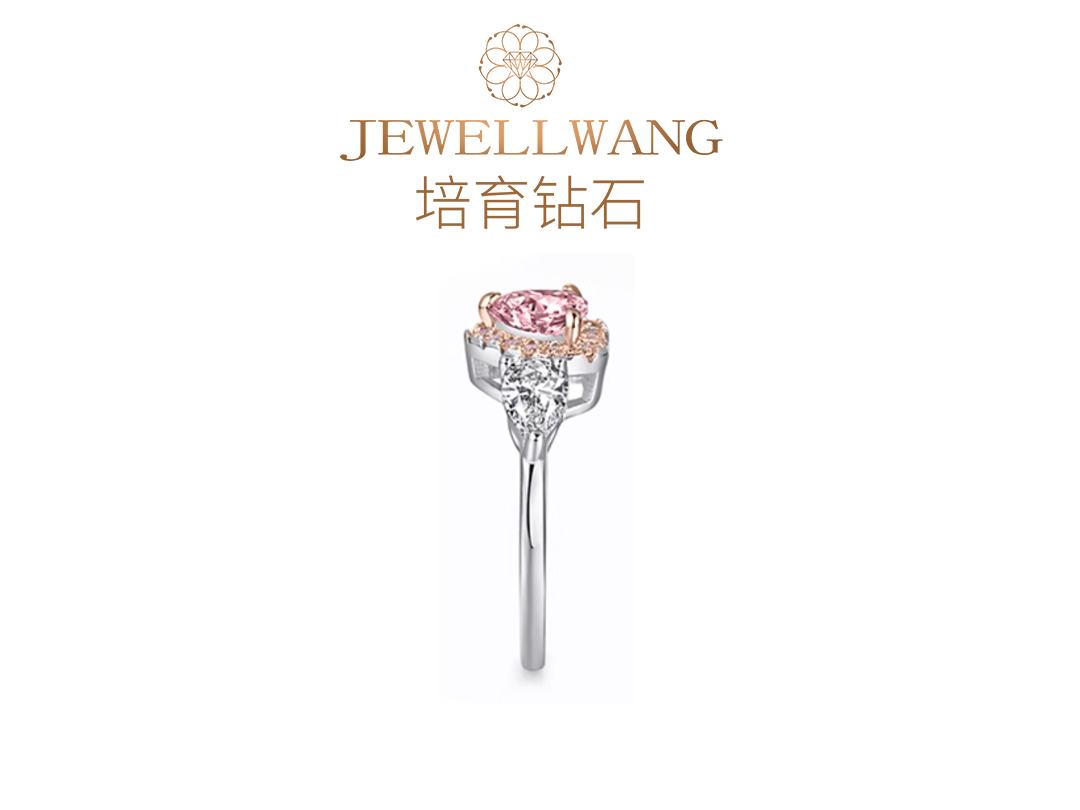 樱黛 JEWELLWANG培育钻石彩钻粉钻婚戒