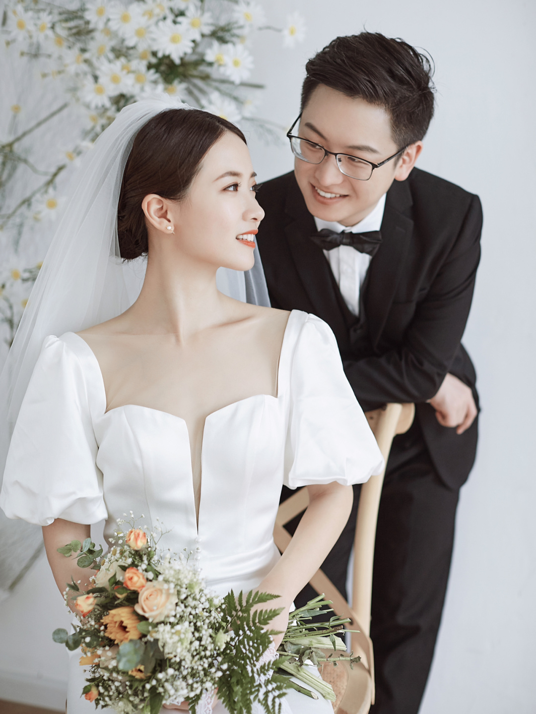 韩式简约婚纱照