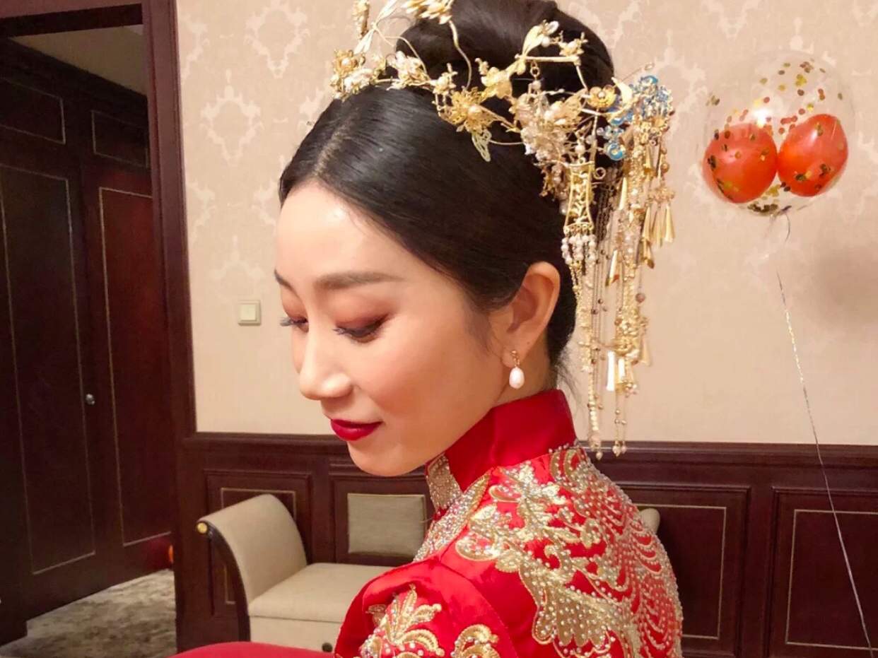 新娘跟妆  精致妆面（普通日子）