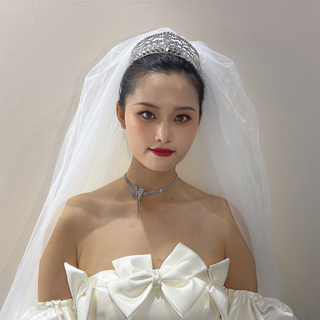 原相机拍摄新娘图，浓颜系新娘