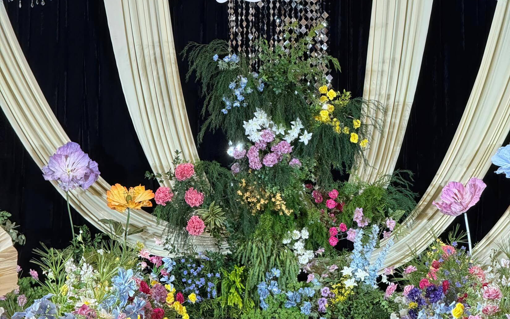 香槟色五彩野生自然系婚礼