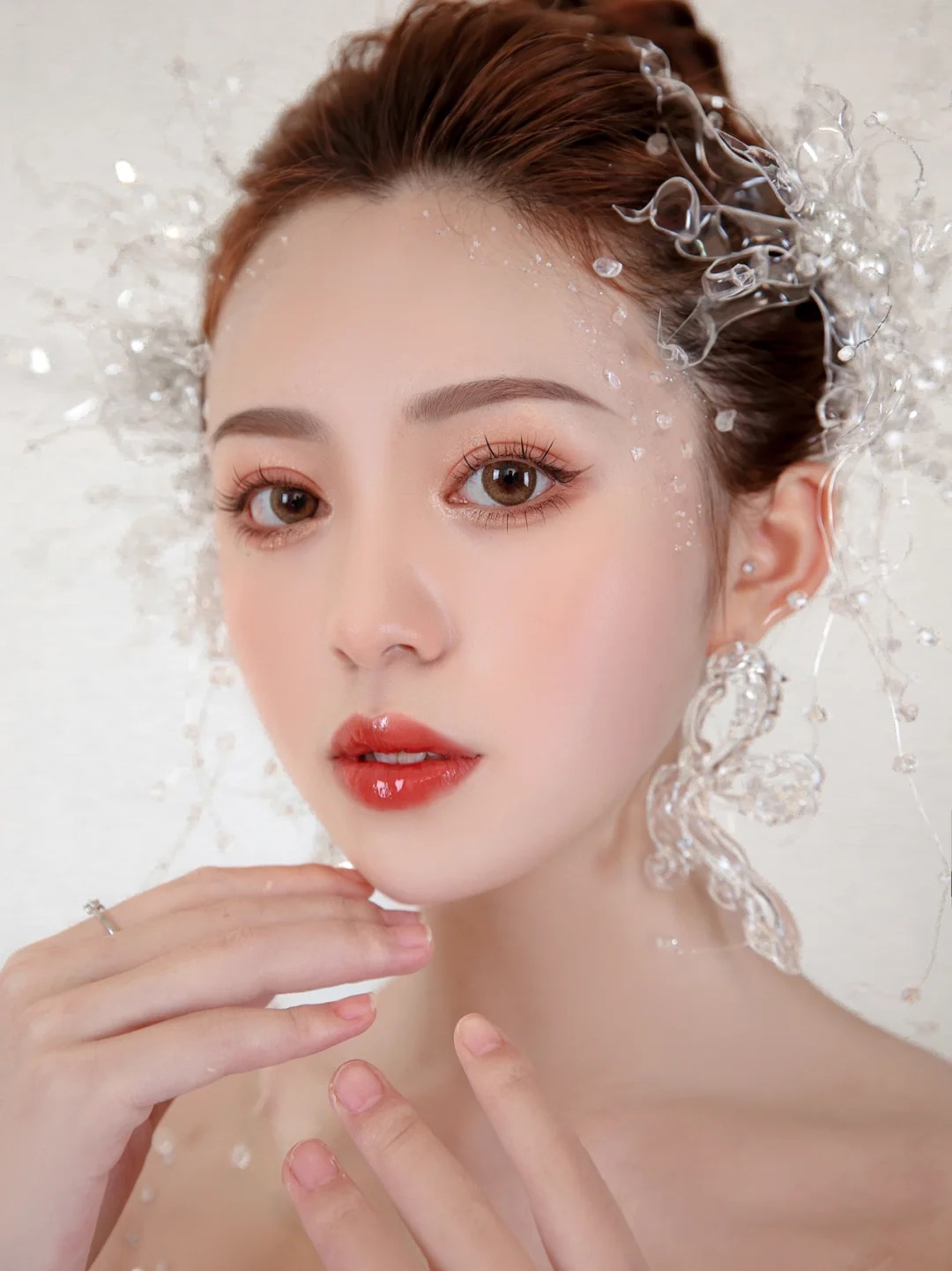 时尚水晶妆容
