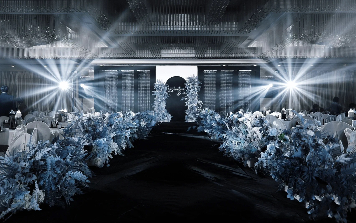 【海派婚礼】雾霾蓝水晶婚礼