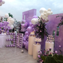 生日派对 紫色布置 求婚布置 