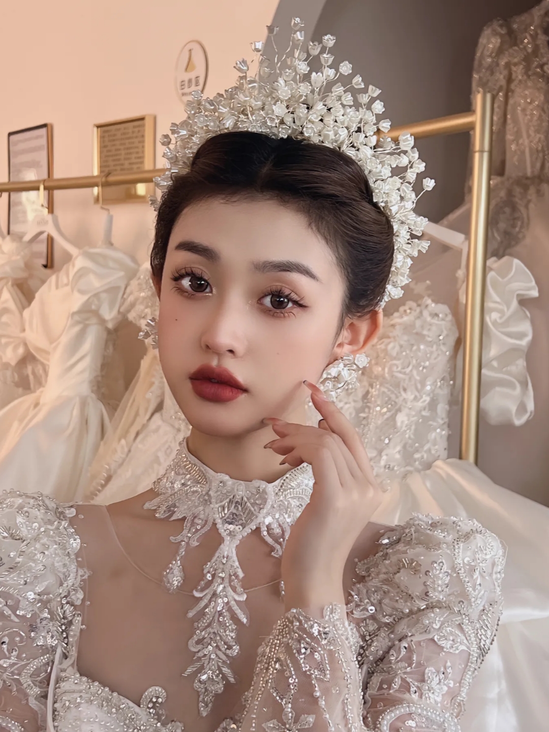 减龄公主仪式白纱造型