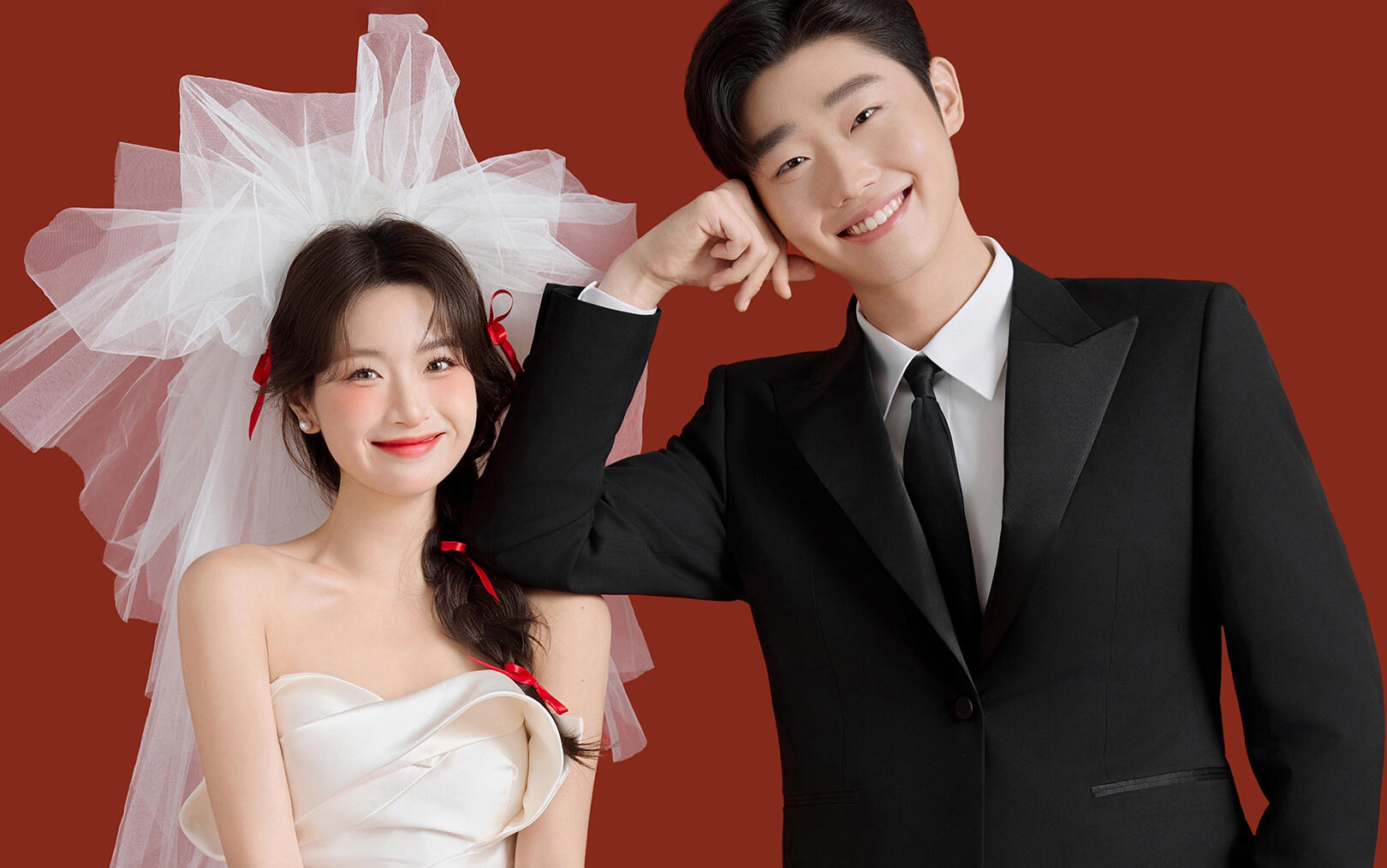 大家看了都夸絕的中式喜嫁婚紗照