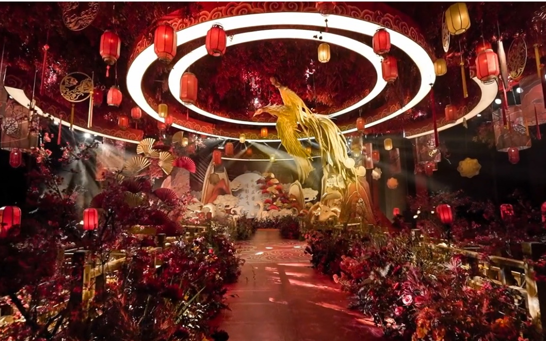 奢华大气中国红适合汉唐中式婚礼