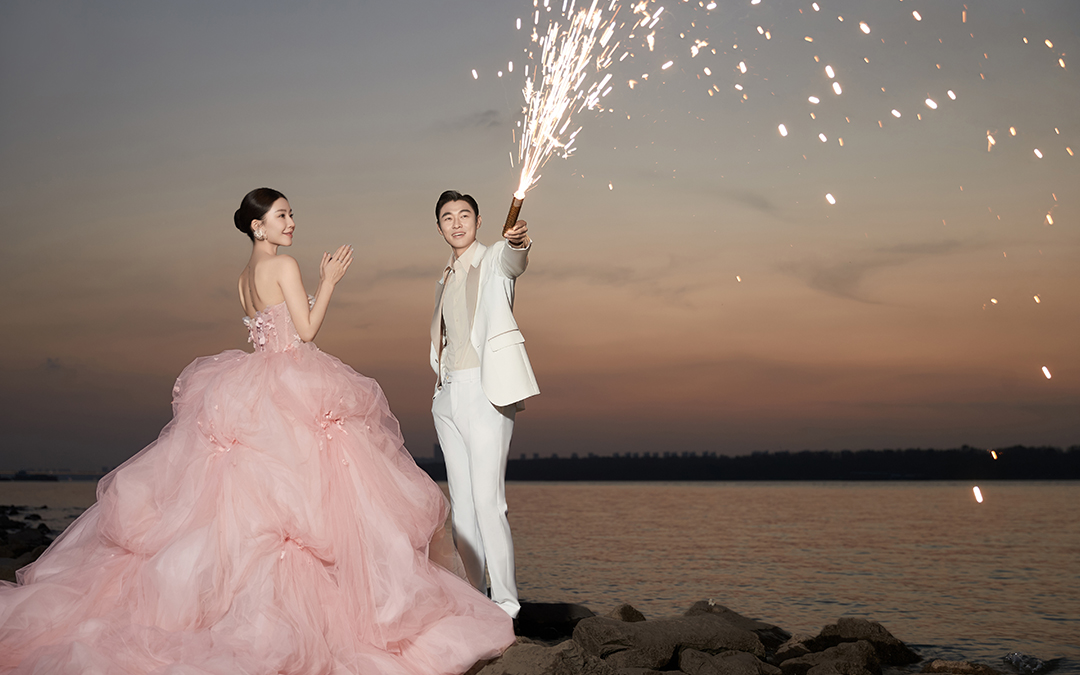【仲夏烟火】江边氛围感风格自选婚纱照摄影