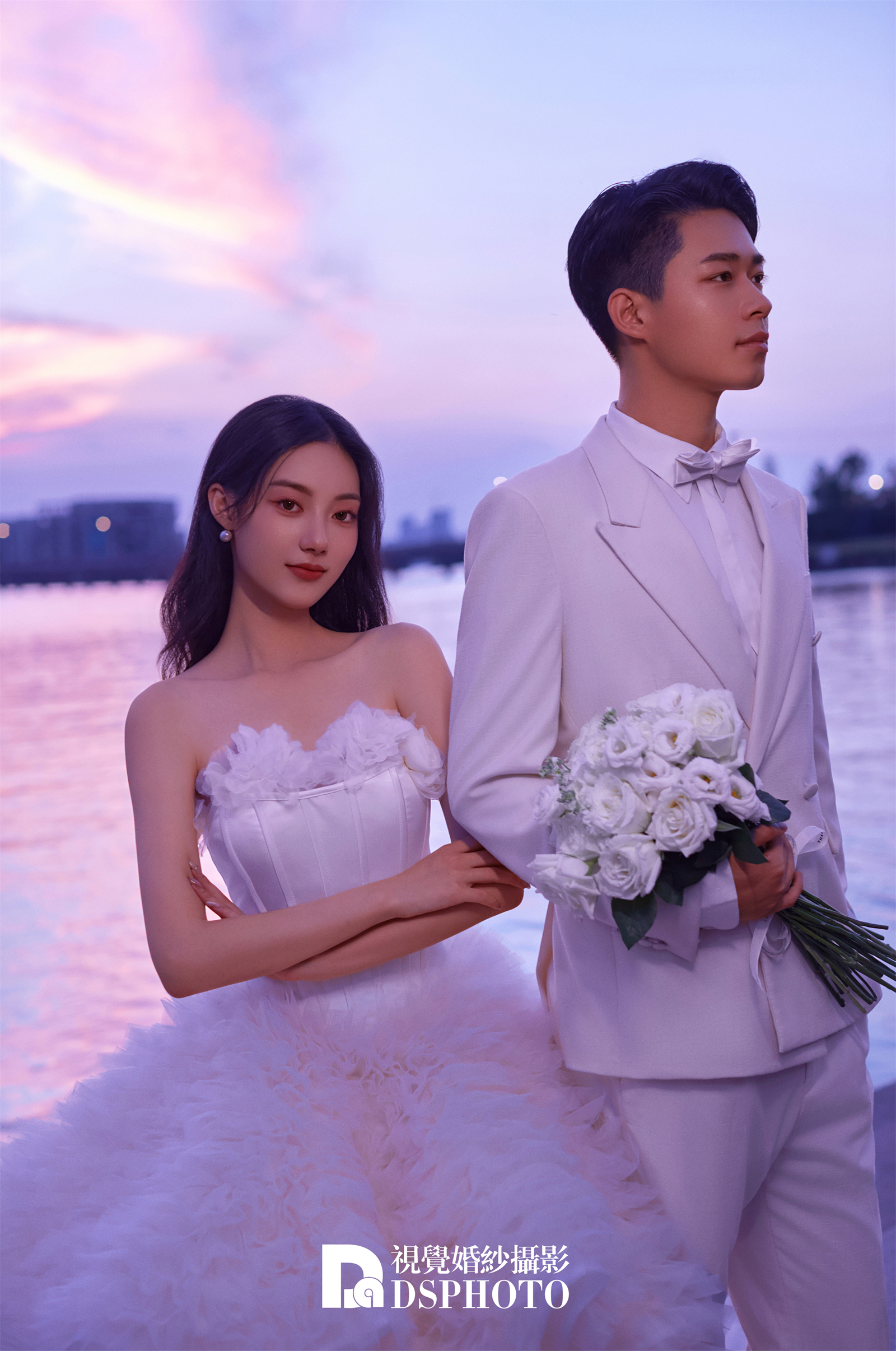 电影感/湖景婚纱照