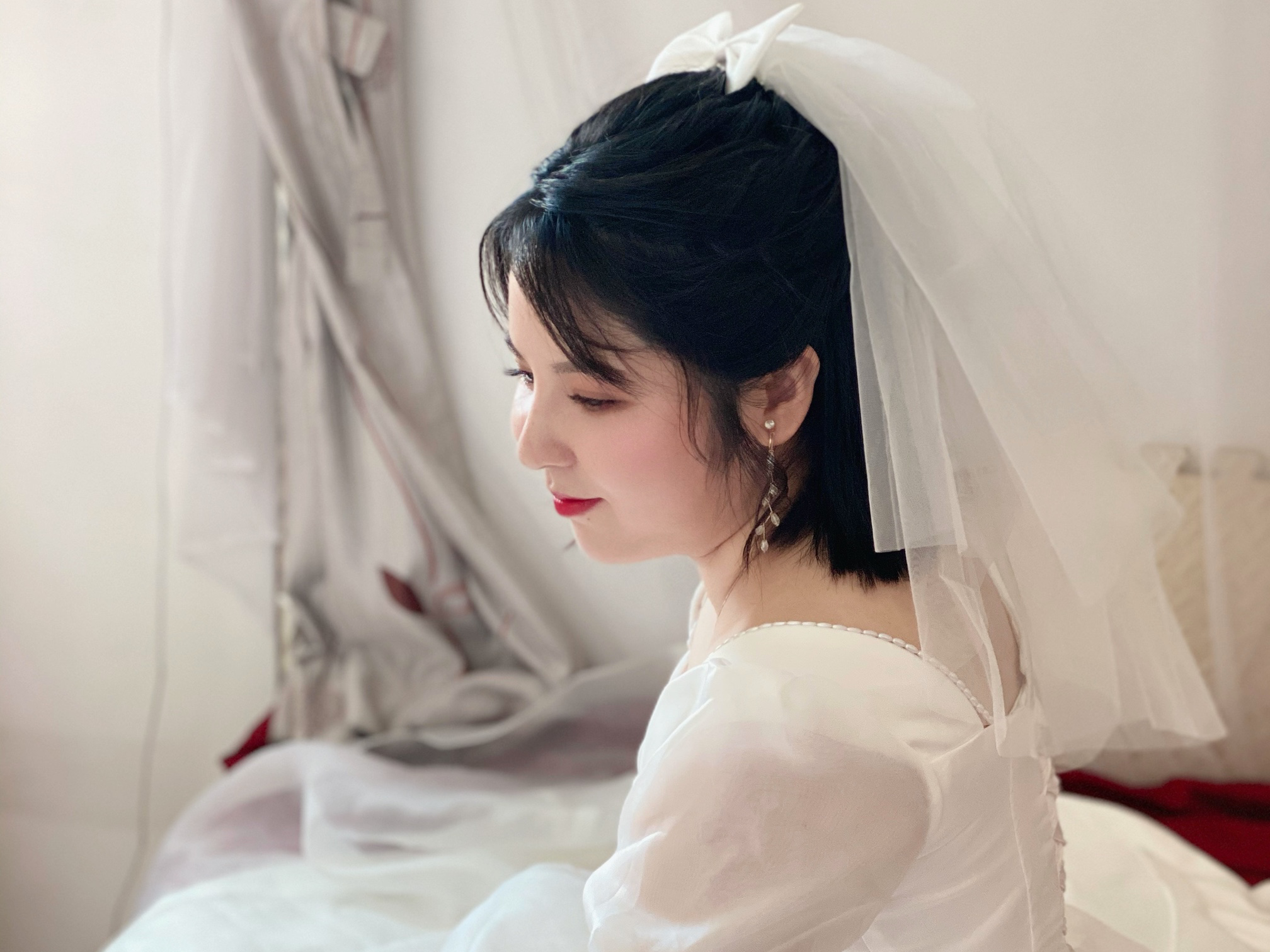 中山新娘全天跟妆，无暇清透新娘妆