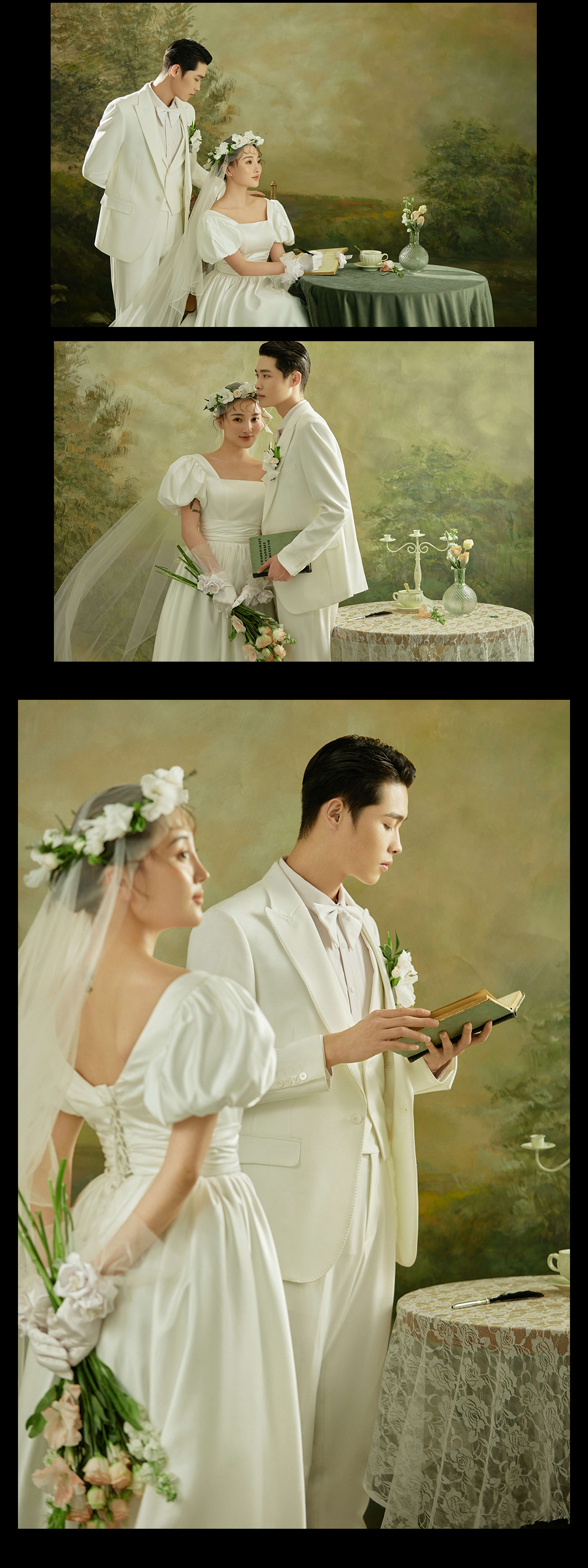 沉浸式丨新文藝復(fù)古丨法式油畫風(fēng)丨婚紗攝影