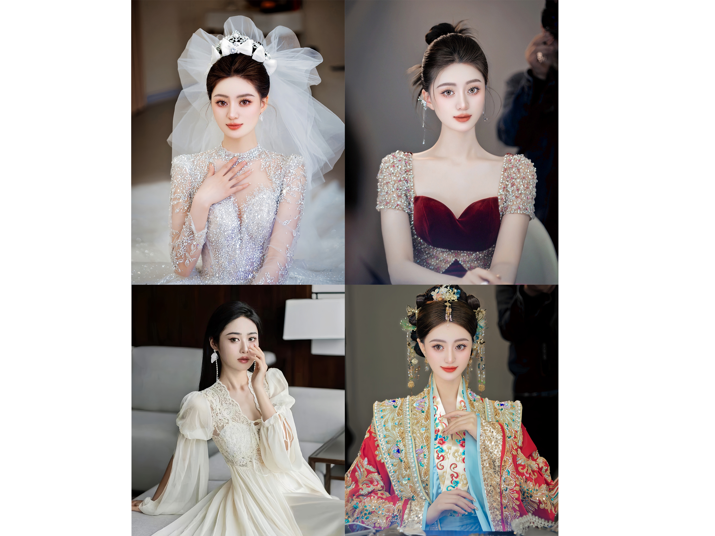 结婚新娘跟妆师+喜妈妈化妆/婚礼化妆师/新娘妆造