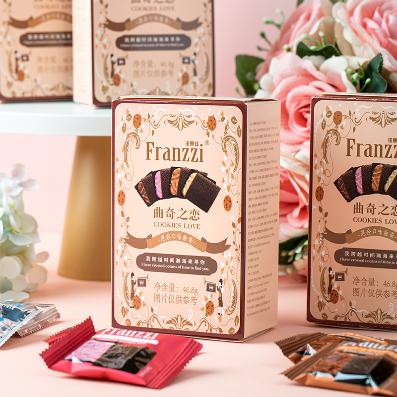 【新品】Franzzi/法麗茲 46.8克乳酸菌草莓味可可曲奇