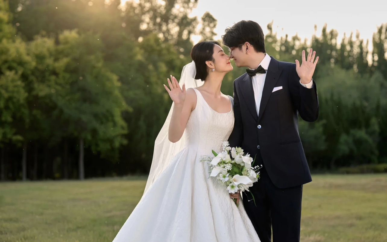 草坪系列客片欣赏！石家庄婚纱照推荐商家