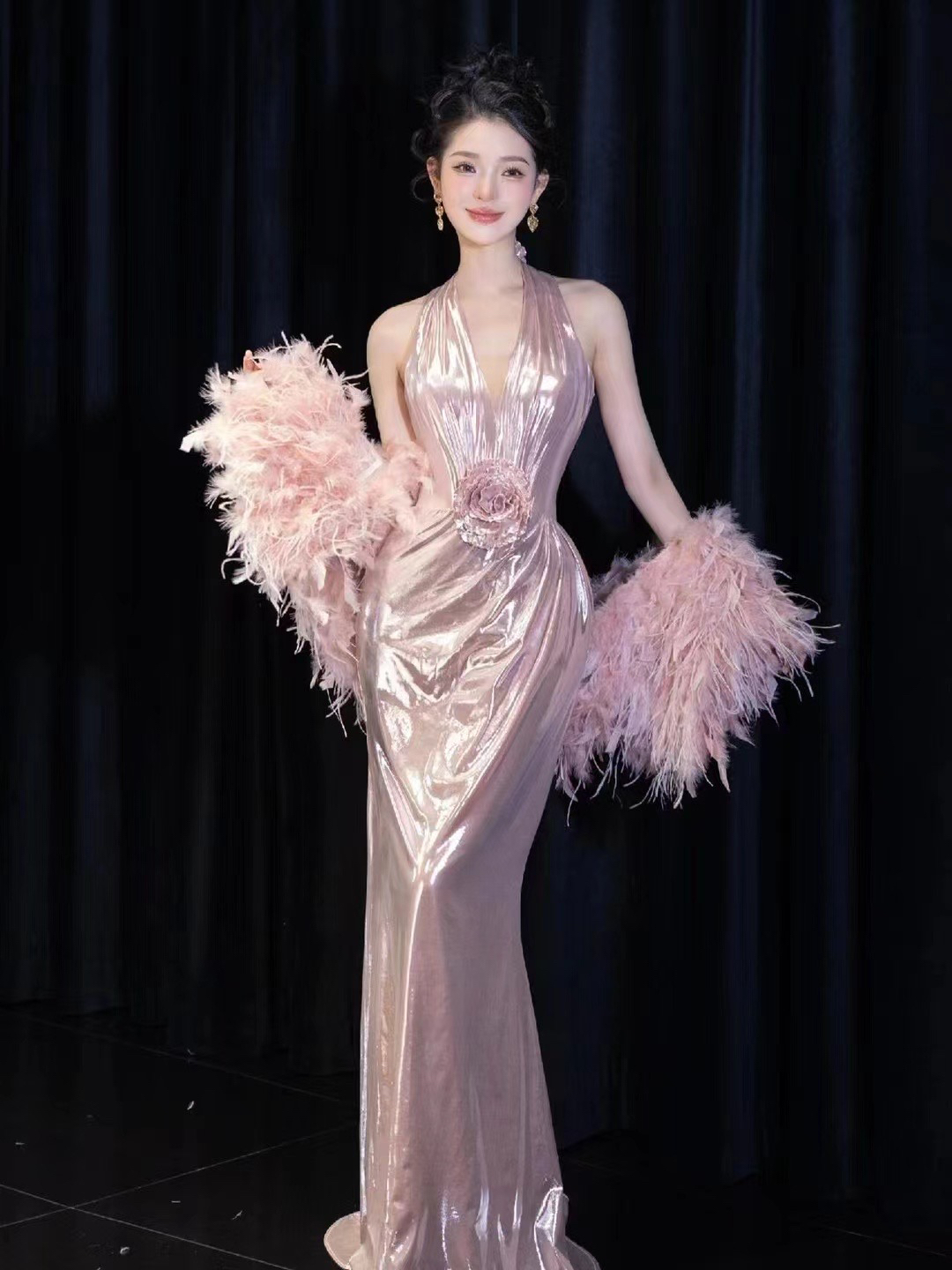 订婚妆订婚礼服
