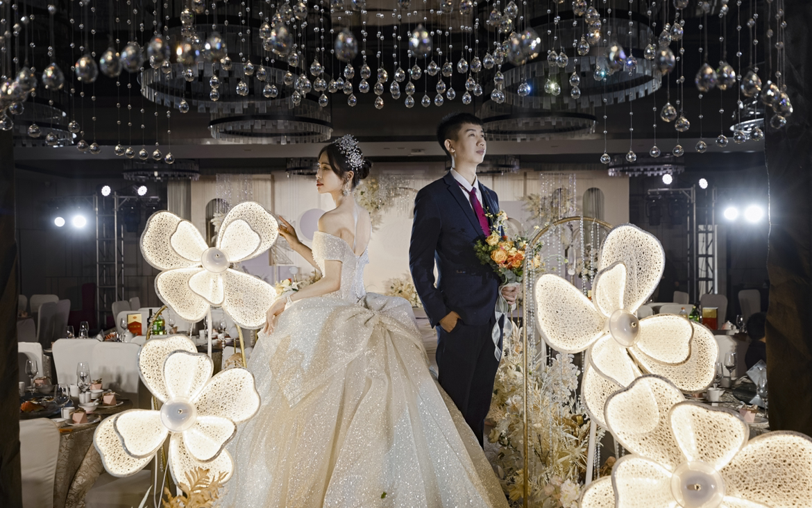 赣州拾诺婚礼香槟色婚礼