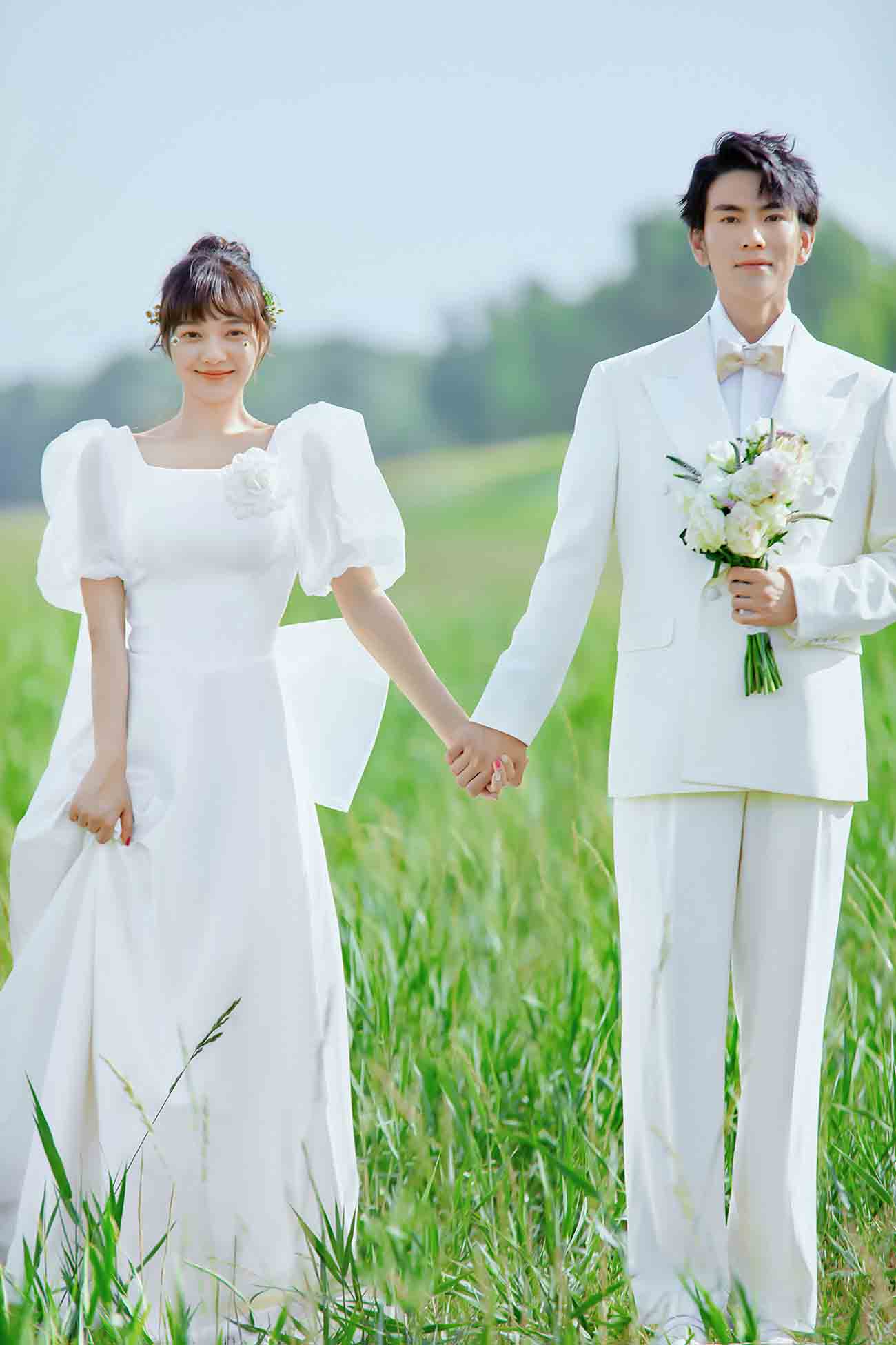 【杭州婚纱照】送婚嫁壕礼+复古少女感+火热主题