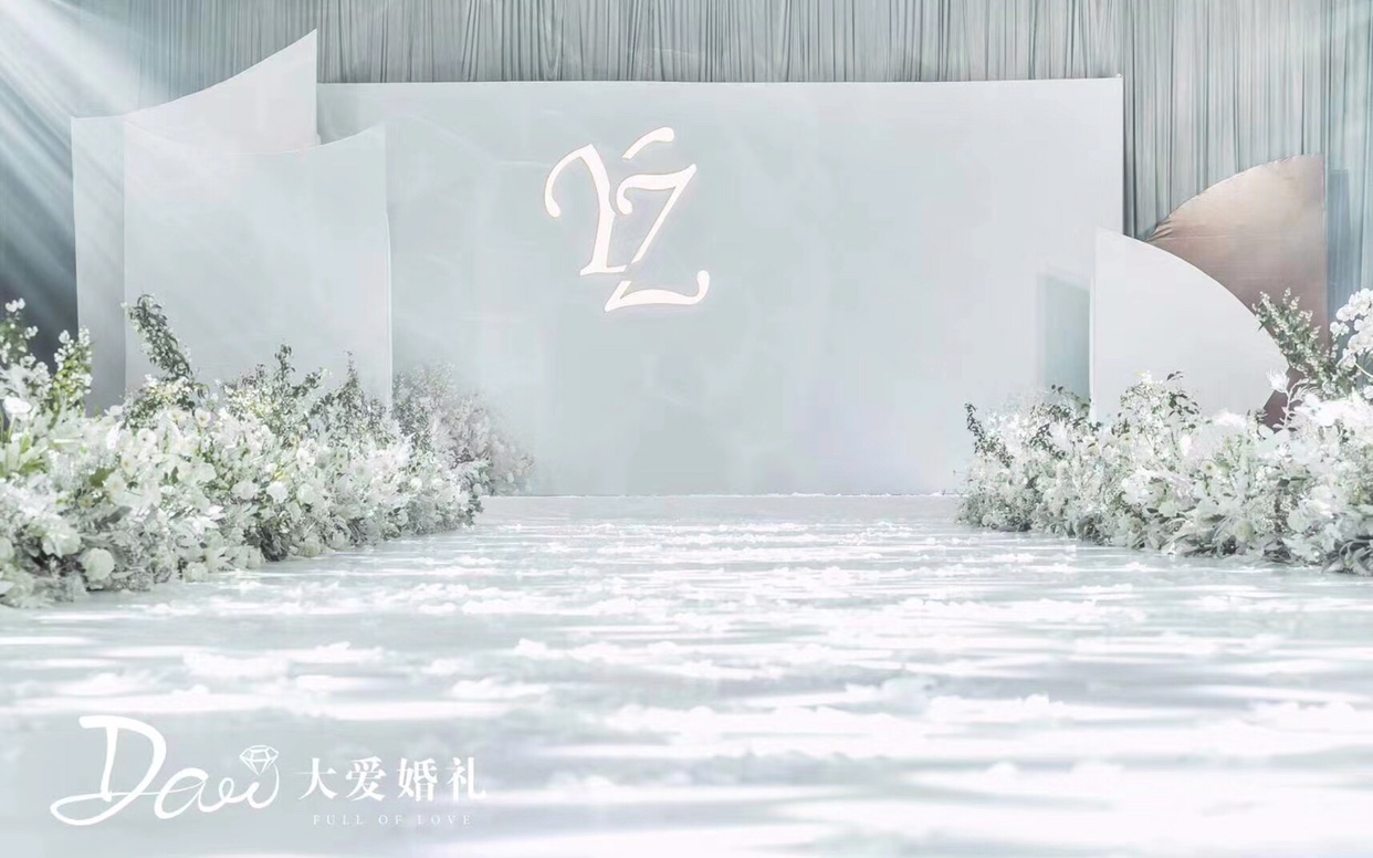 大爱婚礼 蓝色星空风 女神之选 超高人气