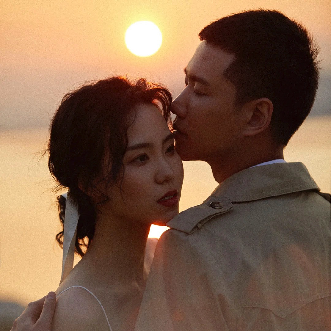 森系婚纱照｜外景夕阳婚纱照