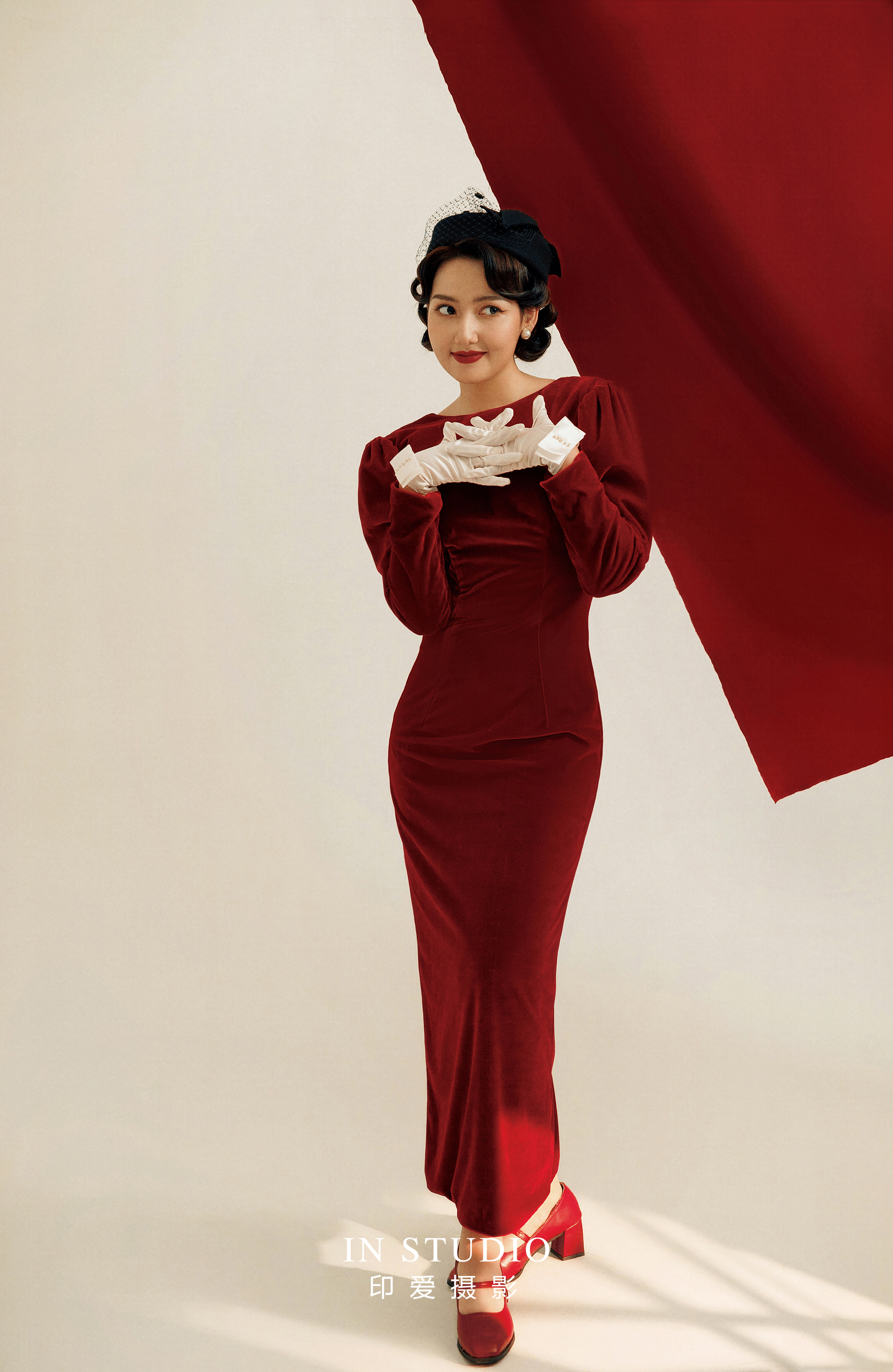 干净又带仪式感轻复古婚纱照