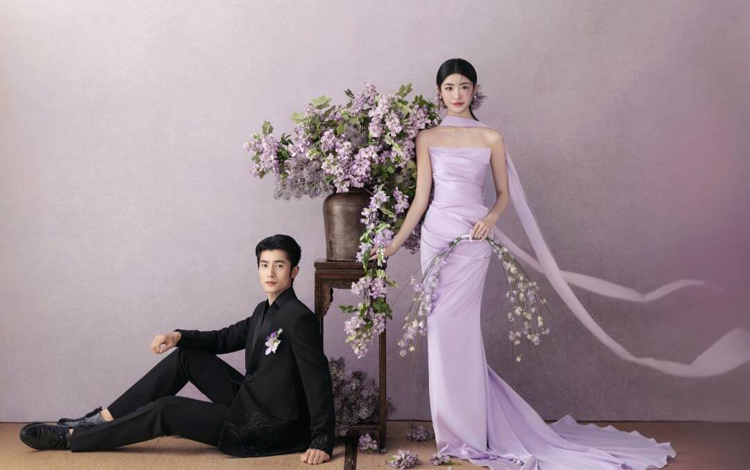 紫韵天成｜新中式婚纱照真的超有韵味