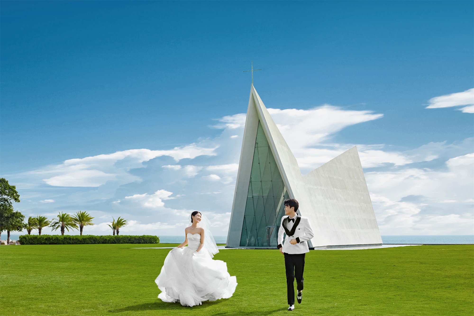 4晚酒店+海量精修+送婚纱+MV+一价全包+包邮