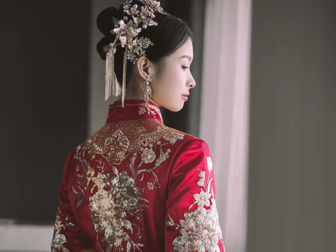 【婵蜜美学】中式新娘早妆/晚宴妆（不含跟妆）