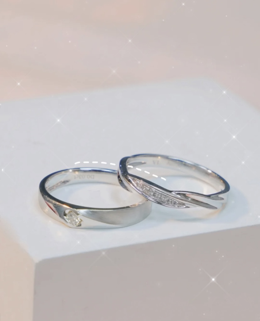 跳脱传统的完美婚戒💍自己都忍不住磕！